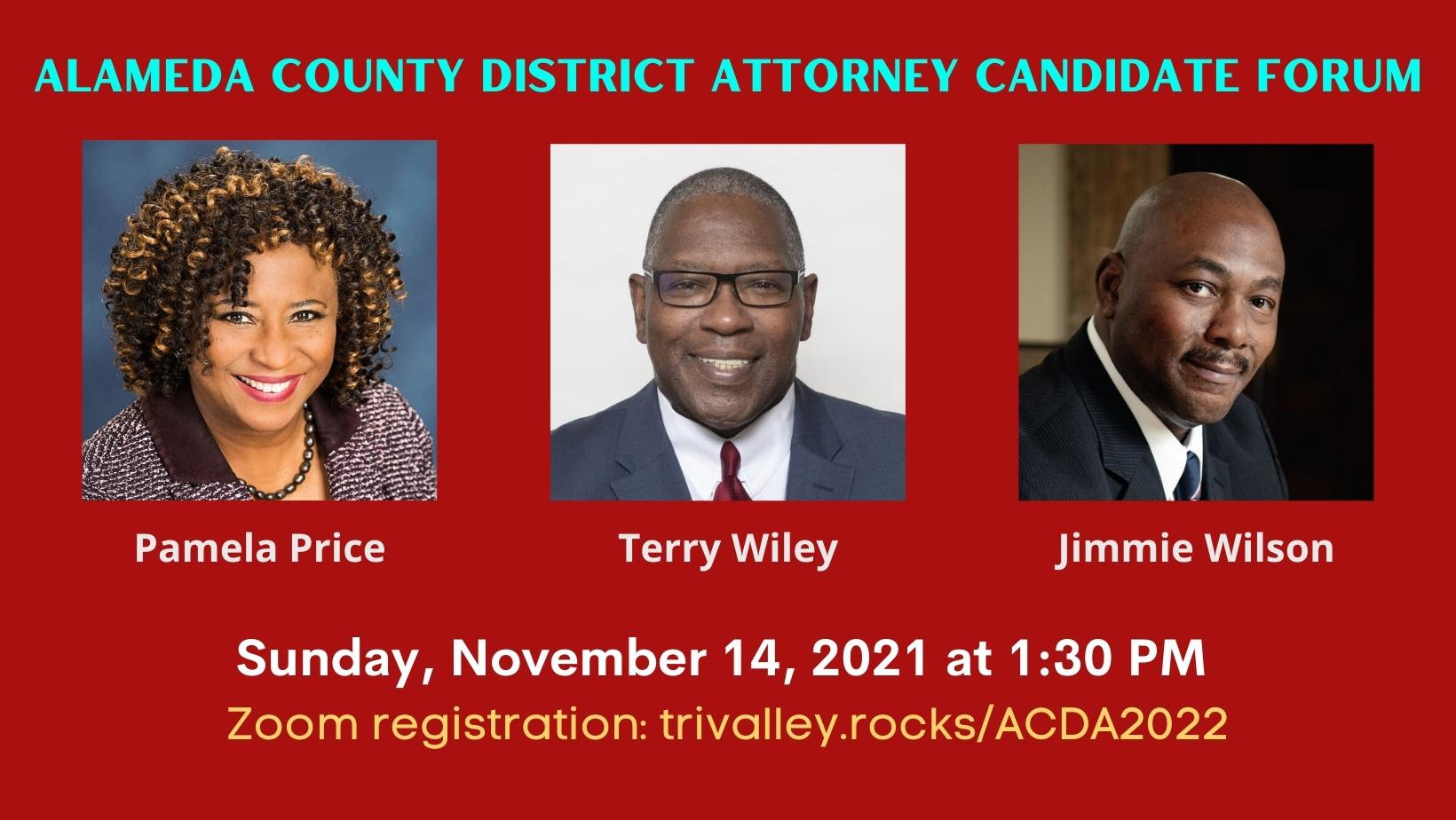 Alameda County District Attorney Candidate Forum – 11/14/21